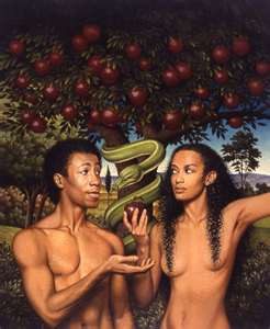 adam eve garden eden black genesis